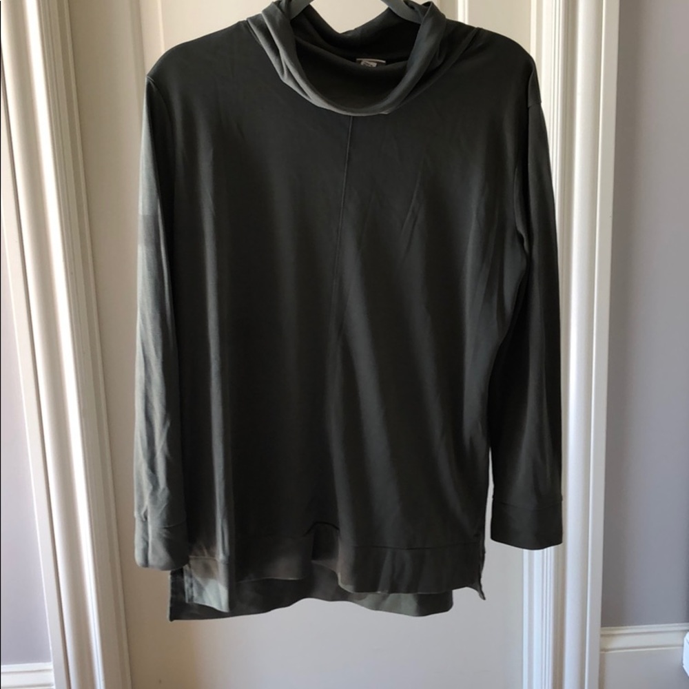 Green Cowell neck sweatshirt